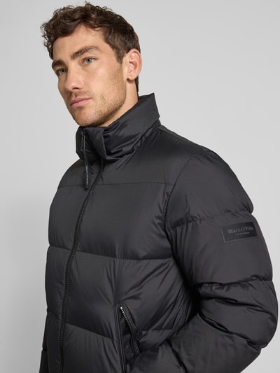 Marc O'Polo Regular fit donsjack met capuchon, model 'PUFFA' Zwart - 3