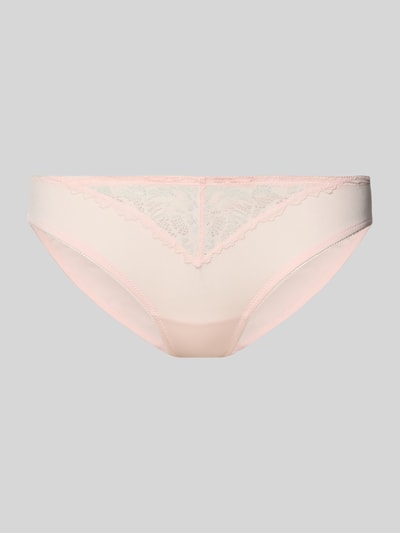Mey Slip mit Spitzenbesatz Modell 'Luxurious' Rosa 1