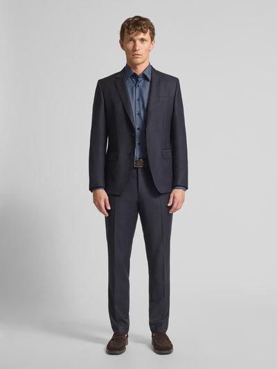 ETERNA Koszula biznesowa o kroju Modern Fit z kołnierzykiem typu kent Królewski niebieski 1