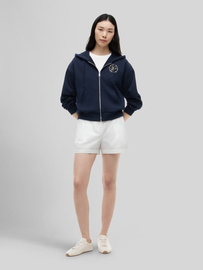 Tommy Hilfiger Bluza rozpinana o kroju relaxed fit z czystej bawełny Granatowy 1