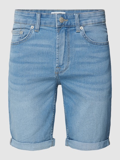 Only & Sons Szorty jeansowe z bawełny model ‘PLY’ Jeansowy niebieski 2