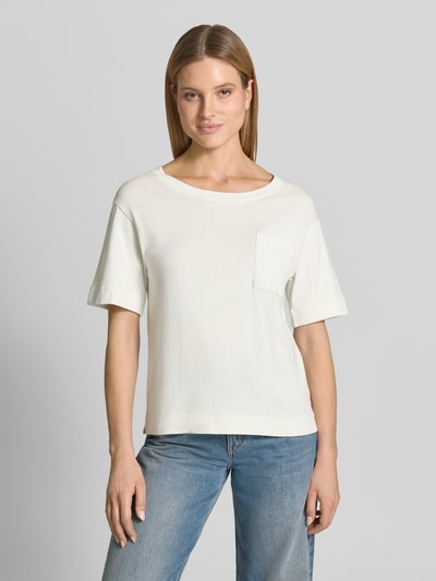 Marc O'Polo Comfort Fit T-Shirt aus reiner Baumwolle Hellgrau 4