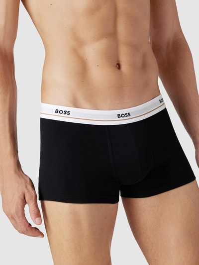 BOSS Boxershort met logo in band in een set van 5 stuks Zwart - 3