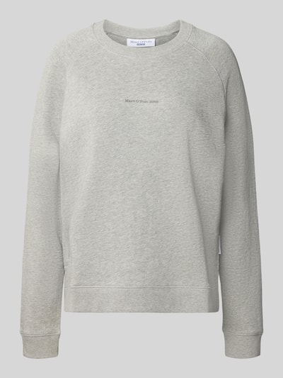 Marc O'Polo DENIM Regular Fit Sweatshirt aus reiner Baumwolle Mittelgrau 2