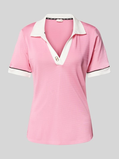 Liu Jo White Poloshirt met labeldetail Roze - 2