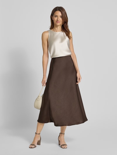 Neo Noir Midirok met elastische band Donkerbruin - 1