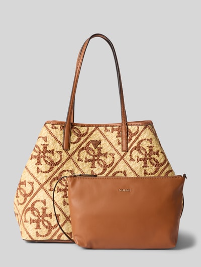 GUESS 2-in-1-shopper met logomotief model 'KIRSTEN LARGE' Cognac - 1