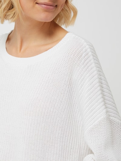 Only Pullover aus Baumwollmischung Modell 'Hilde' Offwhite 3