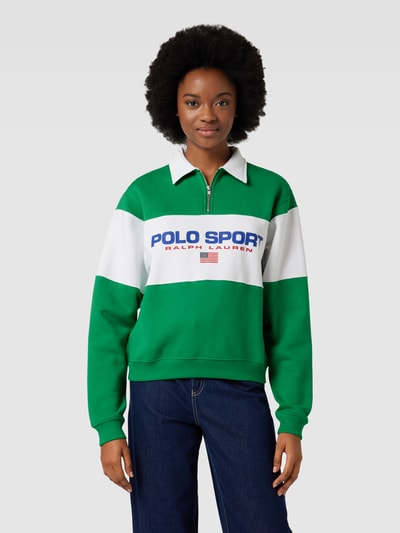 Polo Sport Sweatshirt in two-tone-stijl Groen - 4