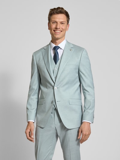 HECHTER PARIS Regular fit 2-knoops colbert met klepzakken, model 'X-Tension' Turquoise - 4