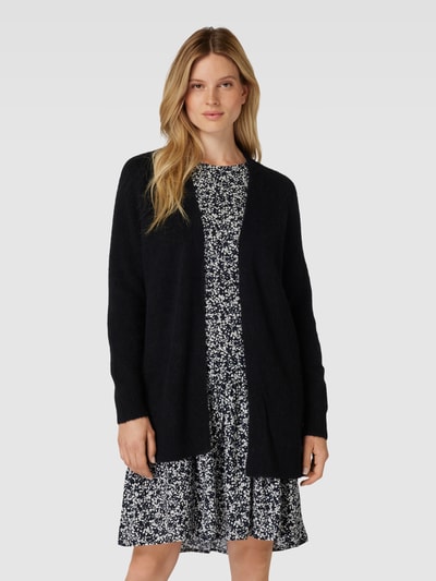 MOS MOSH Strickjacke in Melange-Optik Modell 'THORA' Black 4