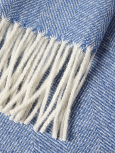 SALMONE Sjaal van puur kasjmier Koningsblauw - 2