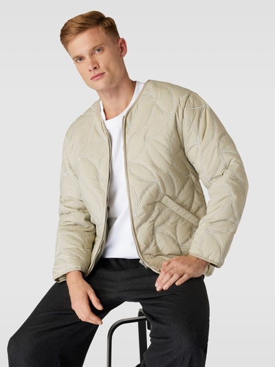 Ampere Steppjacke mit Ziernähten Sand 3