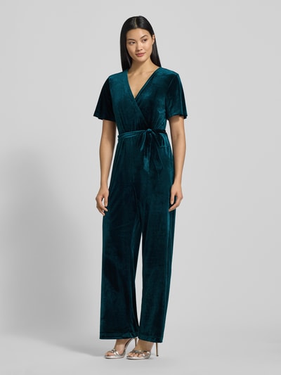 Apricot Kombinezon o kroju regular fit z dekoltem w serek Zielony 1