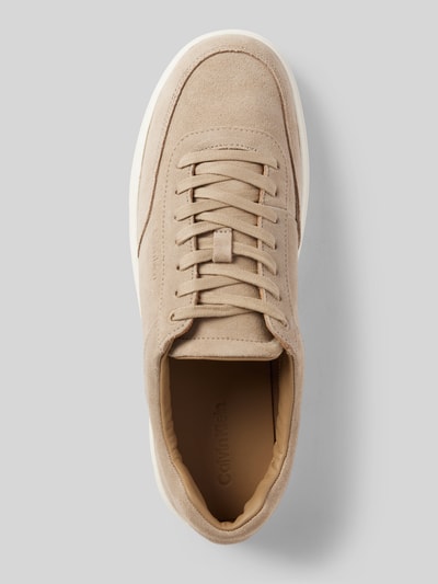 CK Calvin Klein Sneaker aus Leder Beige 3