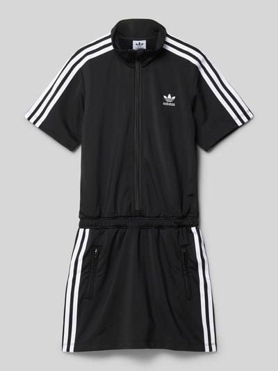 adidas Originals T-Shirt-Kleid mit Reißverschlusstaschen Black 1