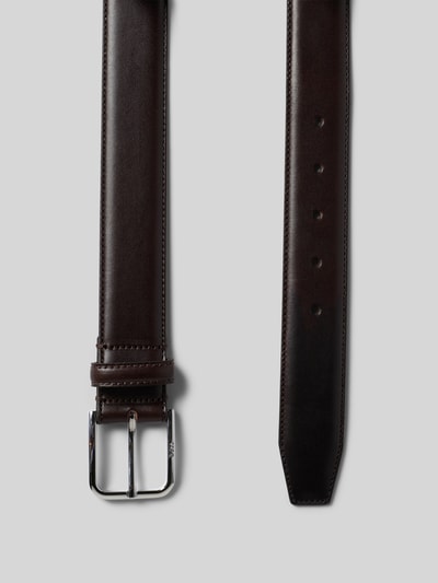 BOSS Riem van echt runderleer, model 'MADISON-B1_VLST_SZ35' Donkerbruin - 3