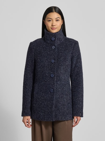 Milo Coats Jacke mit Knopfleiste Modell 'NIA' Marine 4