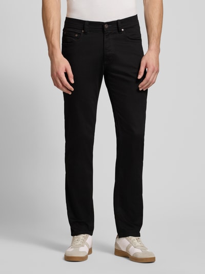 bugatti Straight Fit Jeans aus Baumwoll-Mix Black 4