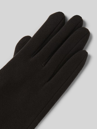 EEM Regular Fit Handschuhe mit Knopfverschluss Black 3