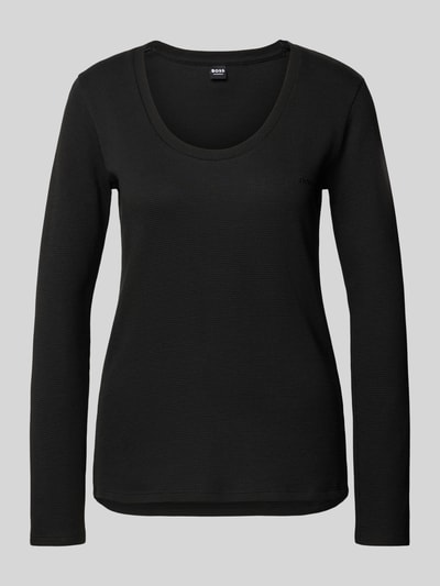 BOSS Slim fit pyjamabovendeel van katoenmix  - 1