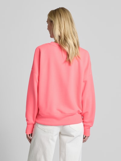 miss goodlife Sweatshirt met pailletten Felroze - 5