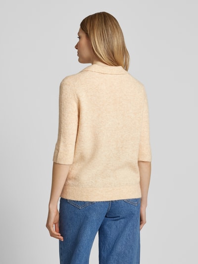 OPUS Gebreide pullover met 1/2-mouwen, model 'Pinna' Zand - 5