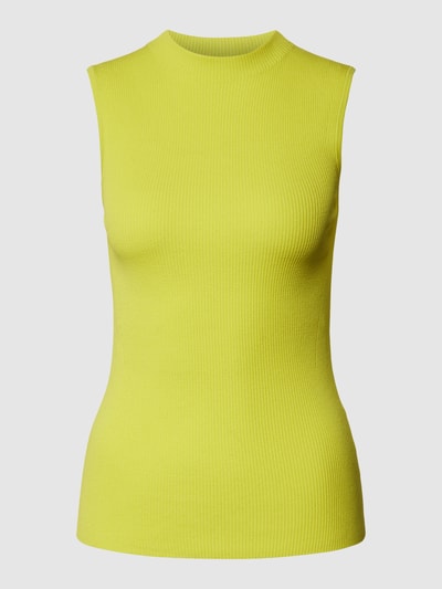 BOSS Tanktop mit geripptem Rundhalsausschnitt Modell 'FESKIES' Neon Gelb 2