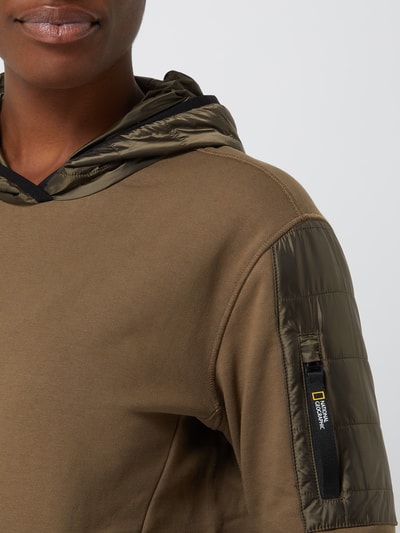 National Geographic Hoodie mit Logo-Detail  Taupe 3