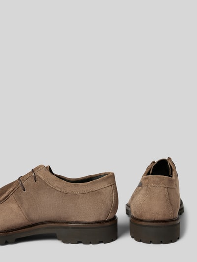 Floris Van Bommel Mokasyny z naturalnego zamszu model ‘Sturdi’ Szarobrązowy 2