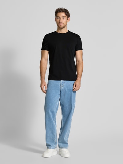 Les Deux T-Shirt mit Rundhalsausschnitt Modell 'Norregaard' Black 1