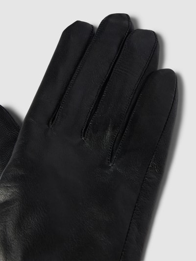 Weikert-Handschuhe Lederhandschuhe aus Lammnappa in navy Black 3
