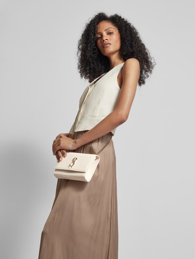 Steve Madden Handtas met labelapplicatie, model 'RAMONE' Ecru - 1