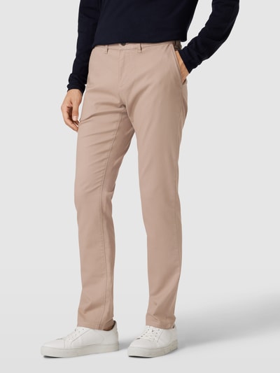 MCNEAL Slim fit chino met structuurmotief Beige - 4