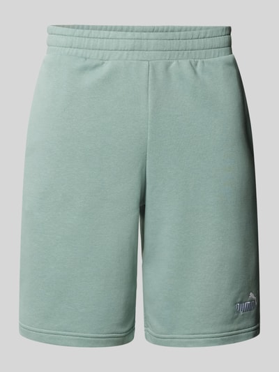 PUMA PERFORMANCE Regular Fit Sweatshorts mit Label-Stitching Lind 1