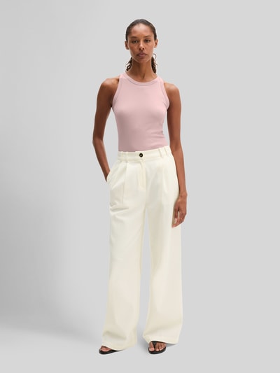 Marc O'Polo Slim Fit Top aus reiner Baumwolle Rosa 1