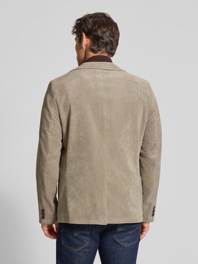 camel active Slim fit 2-knoops colbert met borstzak Beige - 5