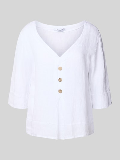 ZABAIONE Overhemdblouse met knoopsluiting Wit - 2