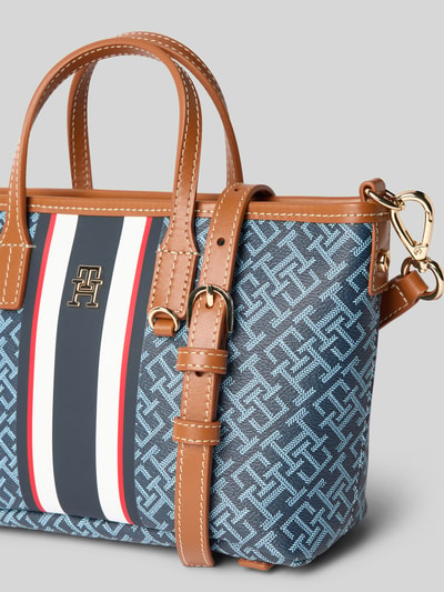 Produktfoto, Henkeltasche in Lederoptik von Tommy Hilfiger, efekt: wzór na całej powierzchni, zamek błyskawiczny, główna przegroda, uchwyt, odpinany pasek na ramię