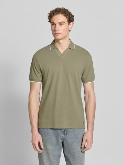 s.Oliver RED LABEL Regular Fit Poloshirt aus reiner Baumwolle Lind 4