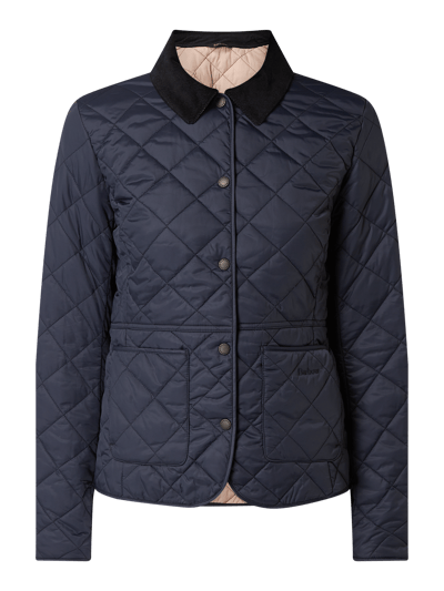 Barbour Steppjacke mit Cordkragen - wattiert  Marine 2