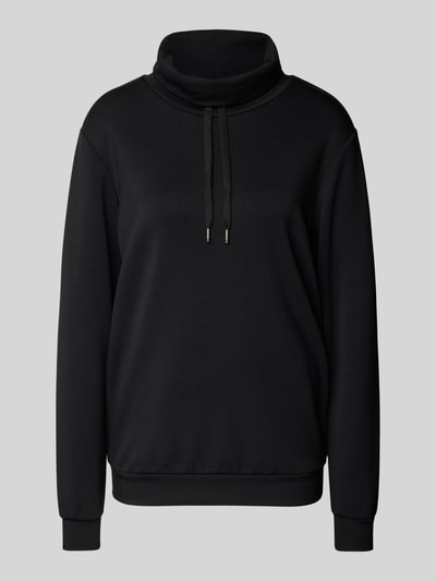 Soyaconcept Sweatshirt mit Stehkragen und Tunnelzug Modell 'Banu' Black 2