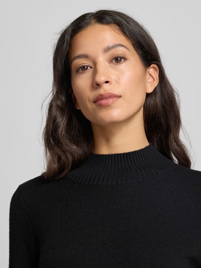 Christian Berg Woman Sweter z dzianiny ze stójką Czarny 3
