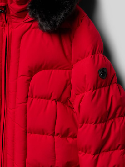 Wellensteyn Steppjacke aus Viskose mit Reißverschluss Modell 'Belvitesse' Rot 2