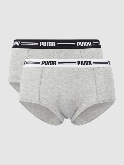 Puma Panty met stretch, set van 2 stuks Middengrijs - 1