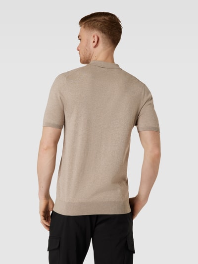 Profuomo Strickshirt mit Polokragen Offwhite 5