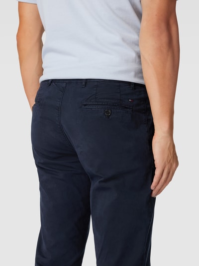 Tommy Hilfiger Chino met Franse steekzakken, model 'DENTON' Marineblauw - 3