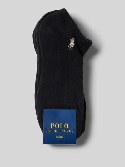 Polo Ralph Lauren Sneakersocken mit Label-Detail im 3er-Pack Black 3