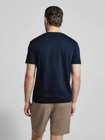 Tom Tailor Regular Fit T-Shirt aus reiner Baumwolle Marine 5