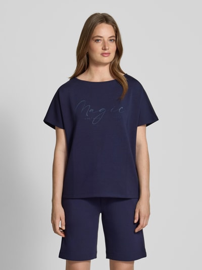 Christian Berg Woman Sweatshirt met halflange mouwen Donkerblauw - 4